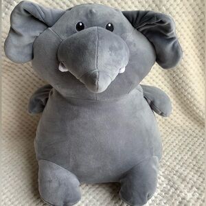 Animal Adventure 2018 Grey Plush Elephant Squeeze with Love Stuffed Animal Toy